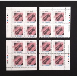 Canada 1131 Plate Blocks Matched Set VF MNH