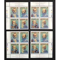 Canada 1138ai Plate Blocks Matched Set VF MNH