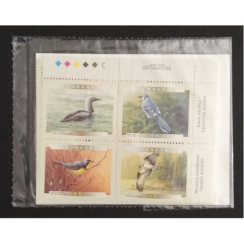 Canada 1842a Inscription Blocks Matched Set VF MNH (Unopened)