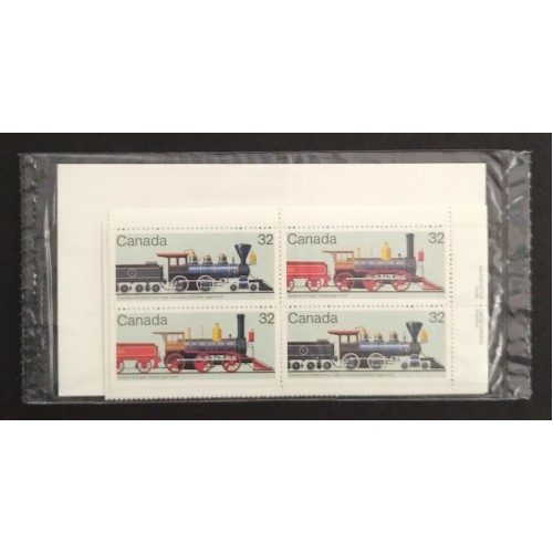 Canada 1037a Inscription Blocks Matched Set VF MNH (Unopened)