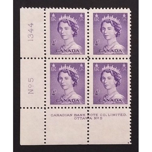 Canada 328 Plate Block LL No. 5 F-VF MNH