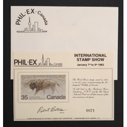 Canada Philex 83 Souvenir Card
