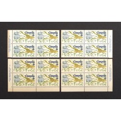 Canada 507 Plate Blocks Matched Set No. 1 VF MNH