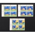 Canada B4-6 Plate Blocks UL VF MNH