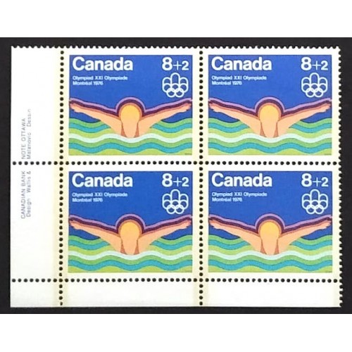 Canada B4 Plate Block LL VF MNH