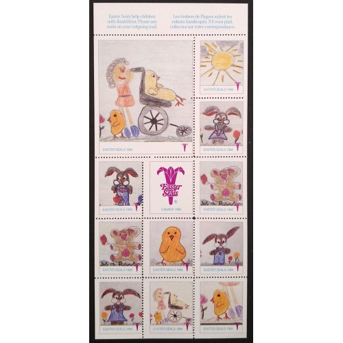 Canada ESC94 Easter Seals Canada Sheet (1994) VF MNH