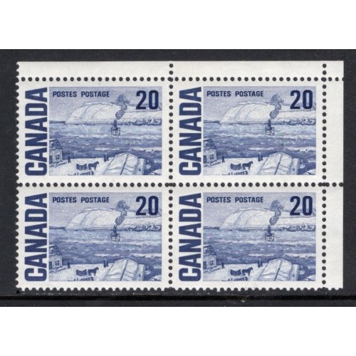 Canada 464 Corner Block UR VF MNH