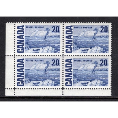 Canada 464 Corner Block LL VF MNH