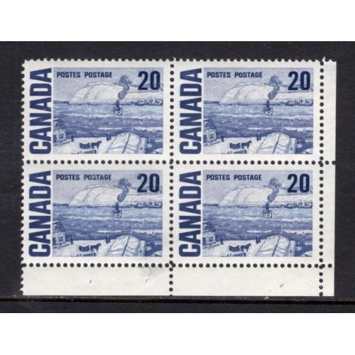 Canada 464 Corner Block LR VF MNH