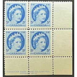 Canada 341 Plate Block LL No. 17 VF MNH