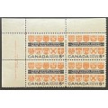 Canada 400 Plate Block UL VF MNH