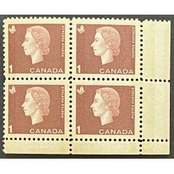 Canada 401p Corner Block LR VF MNH