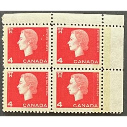 Canada 404vi Corner Block UR VF MNH