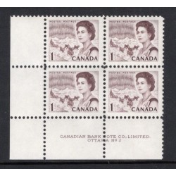 Canada 454 Plate Block LL No. 2 VF MNH