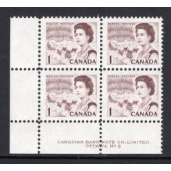 Canada 454 Plate Block LL No. 3 VF MNH