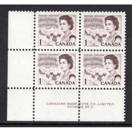 Canada 454i Plate Block LL No. 2 VF MNH