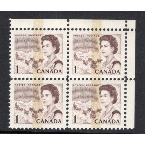 Canada 454pi Corner Block UR VF MNH