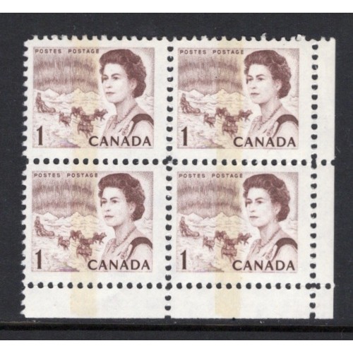 Canada 454piv Corner Block LR VF MNH