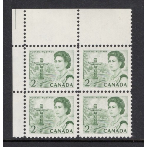 Canada 455 Corner Block UL VF MNH