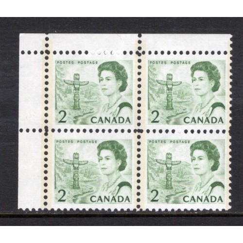 Canada 455piii Corner Block UL VF MNH
