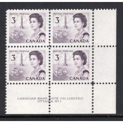 Canada 456 Plate Block LR No. 1 VF MNH