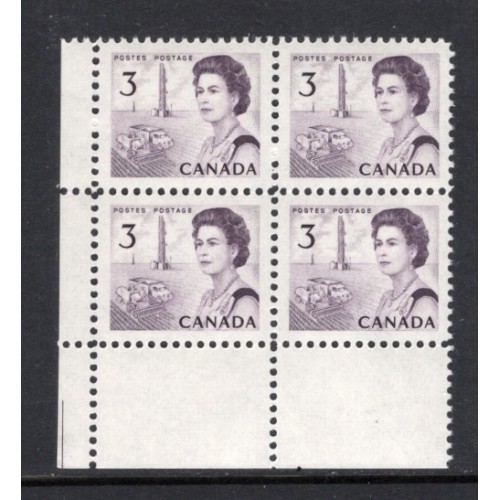 Canada 456 Corner Block LL VF MNH