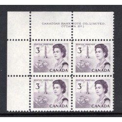 Canada 456i Plate Block UL No. 1 VF MNH