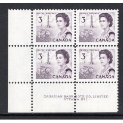 Canada 456i Plate Block LL No. 1 VF MNH