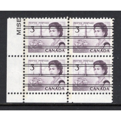 Canada 456pxx Corner Block LL VF MNH