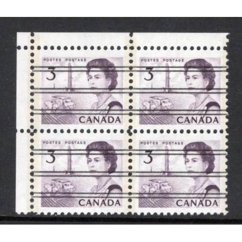 Canada 456pxx Corner Block UL VF MNH