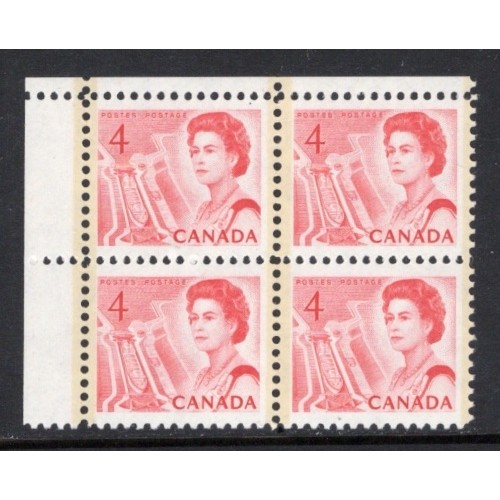 Canada 457piv Corner Block UL VF MNH
