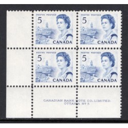 Canada 458 Plate Block LL No. 5 VF MNH