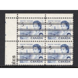 Canada 458xxii Corner Block UL VF MNH