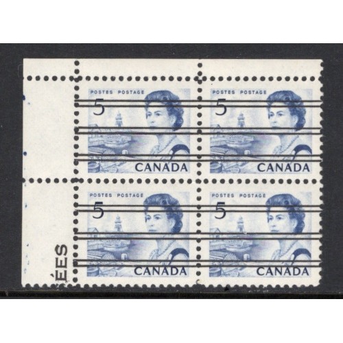 Canada 458xxii Corner Block UL VF MNH
