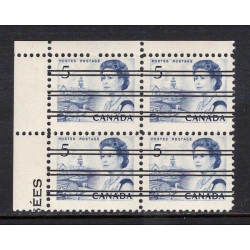 Canada 458xx Corner Block UL VF MNH