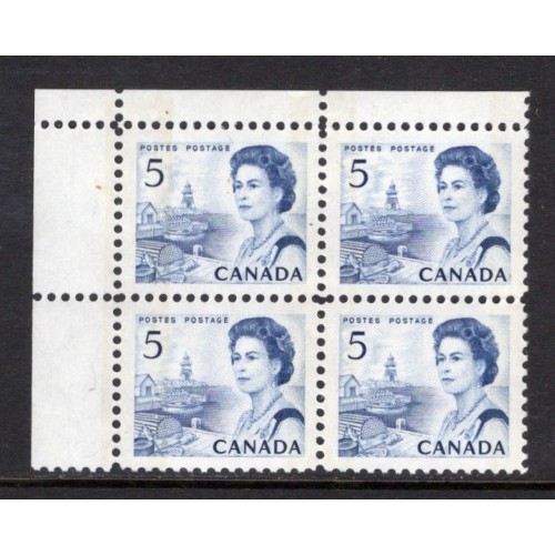 Canada 458p Corner Block UL VF MNH