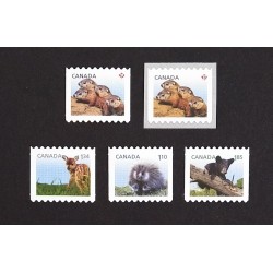 Canada 2603|2604ii-7ii Die Cut VF MNH