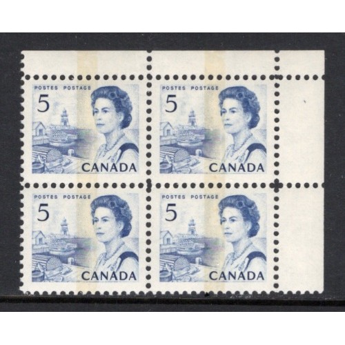 Canada 458pi Corner Block UR VF MNH