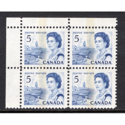 Canada 458piii Corner Block UL VF MNH