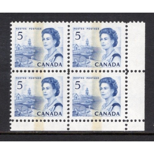 Canada 458piii Corner Block LR VF MNH