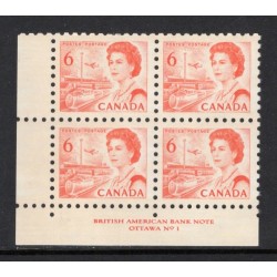 Canada 459 Plate Block LL No. 1 VF MNH