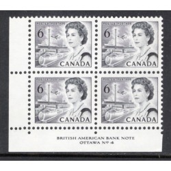 Canada 460c Plate Block LL No. 4 VF MNH