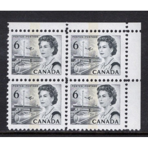 Canada 460fp Corner Block UR VF MNH