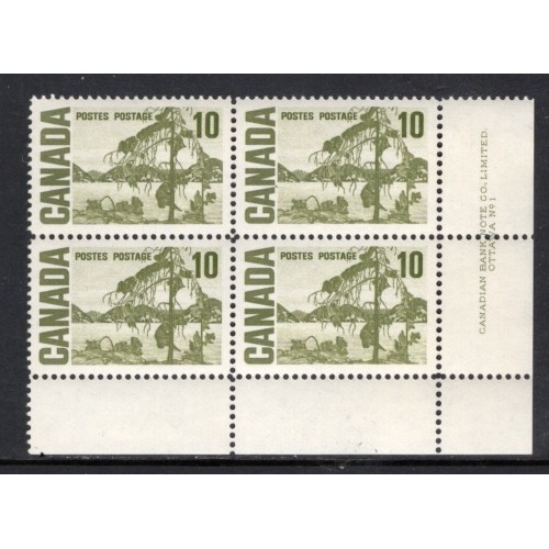 Canada 462 Plate Block LR No. 1 VF MNH