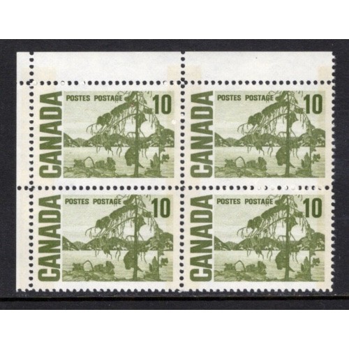 Canada 462piv Corner Block UL VF MNH