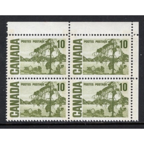 Canada 462piv Corner Block UR VF MNH
