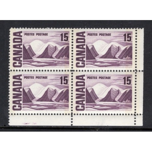 Canada 463p Corner Block LR VF MNH