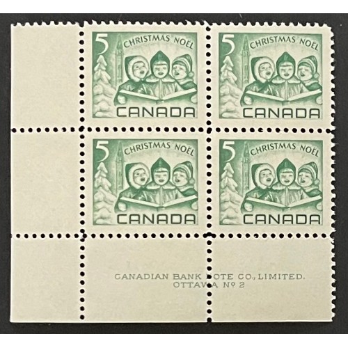 Canada 477 Plate Block LL No. 2 VF MNH