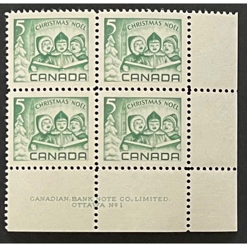 Canada 477i Plate Block LR No. 1 VF MNH