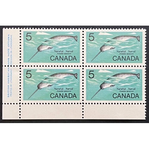 Canada 480 Plate Block LL VF MNH